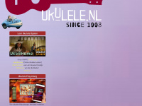 ukulele.nl Webseite Vorschau