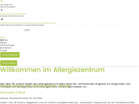 allergiezentrum.at Webseite Vorschau