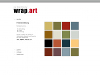 wrap-art.de Webseite Vorschau