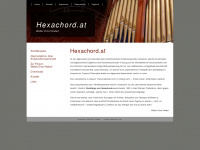 hexachord.at Webseite Vorschau
