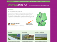 energieallee-a7.de Webseite Vorschau