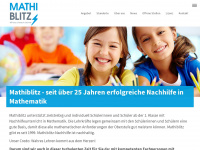 mathiblitz.ch Webseite Vorschau