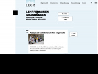 legr.ch Webseite Vorschau