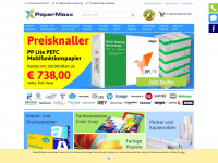papermaxx.de Webseite Vorschau