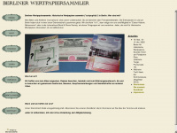 wertpapiersammler-berlin.de Webseite Vorschau
