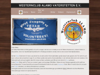 westernclub-alamo.de Webseite Vorschau