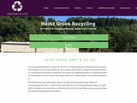 groos-recycling.de Webseite Vorschau