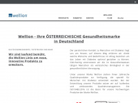 wellion.eu Webseite Vorschau