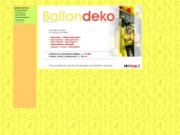 ballondeko.com Webseite Vorschau