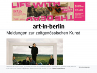 art-in-berlin.de Webseite Vorschau