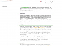 sinnesphysiologie.de Webseite Vorschau