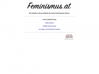 feminismus.at Webseite Vorschau