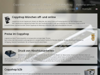copyshop-muenchen.de Webseite Vorschau