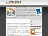 journalism20.com Webseite Vorschau