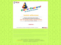 clown-zauberer.de Webseite Vorschau