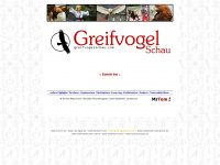 greifvogelschau.com Webseite Vorschau