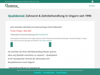 qualidental.ch Webseite Vorschau