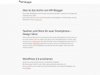 wp-blogger.de Webseite Vorschau