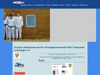 sgs-taekwondo.de Webseite Vorschau