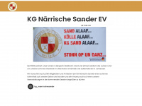 kgnaerrischesander.de Webseite Vorschau