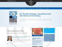 juedischesecho.at Webseite Vorschau