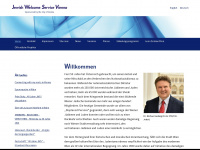 jewish-welcome.at Webseite Vorschau