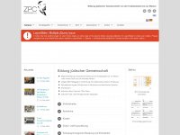 zpc.at Webseite Vorschau
