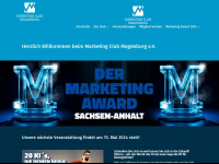 marketingclub-magdeburg.de Webseite Vorschau