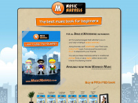 musicmarvels.co.uk Webseite Vorschau