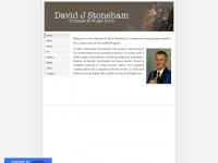 davidstoneham.com Webseite Vorschau