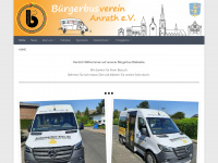 buergerbus-anrath.de Webseite Vorschau