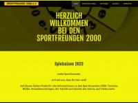 sportfreunde2000.de Webseite Vorschau