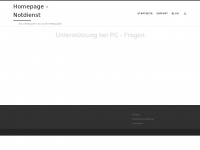 homepagenotdienst.de Webseite Vorschau