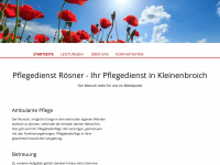 pflege-roesner.de Webseite Vorschau