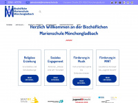 marienschule.de Webseite Vorschau