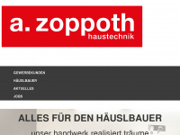 zoppoth.net Webseite Vorschau
