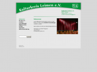 kulturkreis-leimen.de Webseite Vorschau
