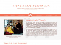 rigpe-dorje-verein.de Webseite Vorschau