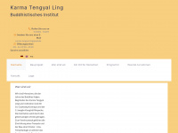 karma-tengyal-ling.de Webseite Vorschau