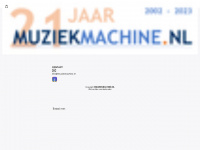 muziekmachine.nl Webseite Vorschau