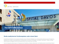 spitaldavos.ch Webseite Vorschau