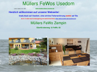 muellers-fewos-usedom.de Webseite Vorschau