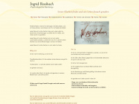 ingrid-rossbach.de Webseite Vorschau