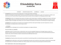 friendshipforce-hamburg.de Webseite Vorschau