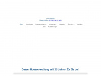 gasser-hausverwaltung.de Webseite Vorschau