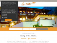 hainbacherhof.at Webseite Vorschau