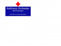 rotkreuzorchester.de Webseite Vorschau