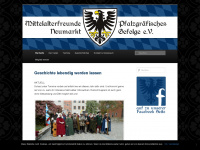 mittelalterfreunde-neumarkt.de Webseite Vorschau