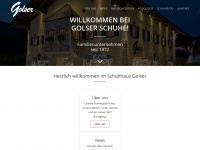 golser-schuh.at Webseite Vorschau