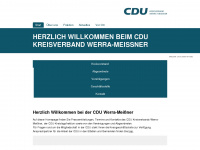 cdu-werra-meissner.de Webseite Vorschau